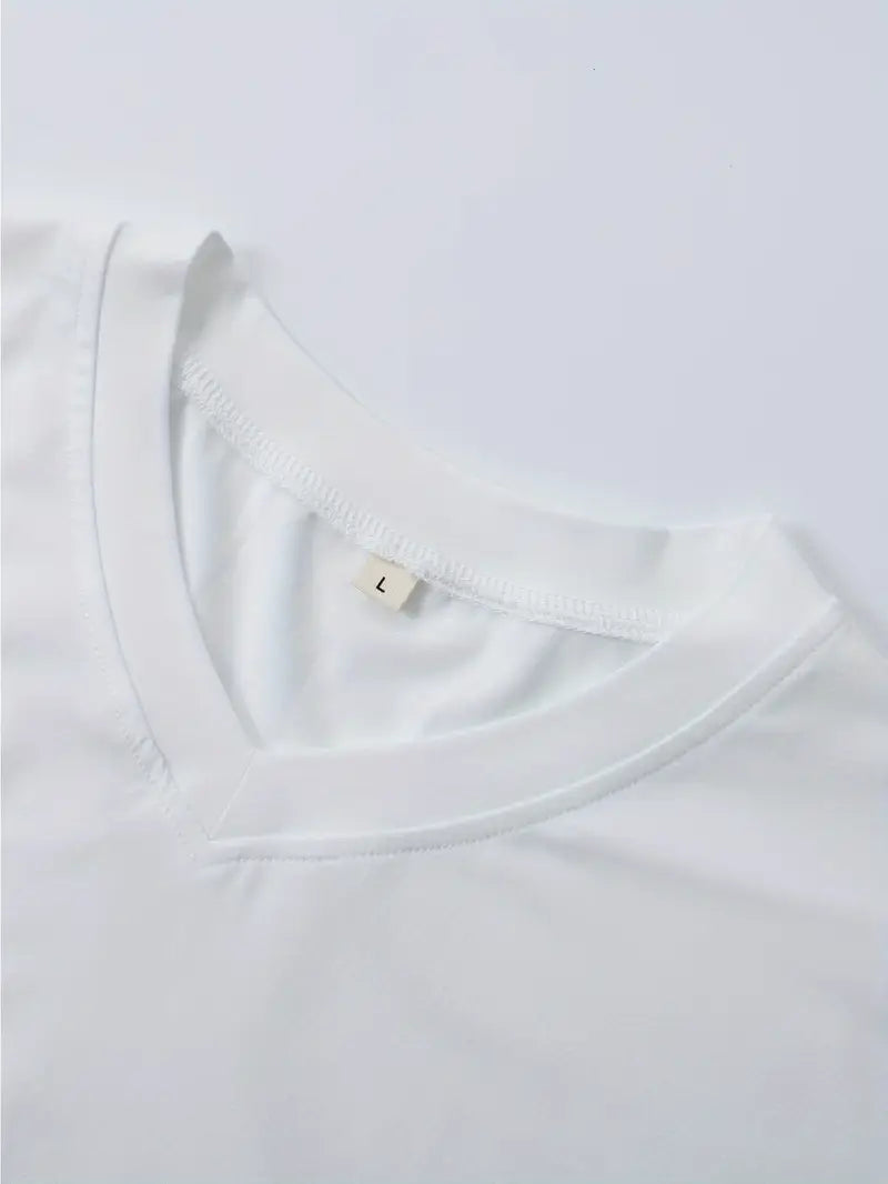 Slim V-Neck T-Shirt photo