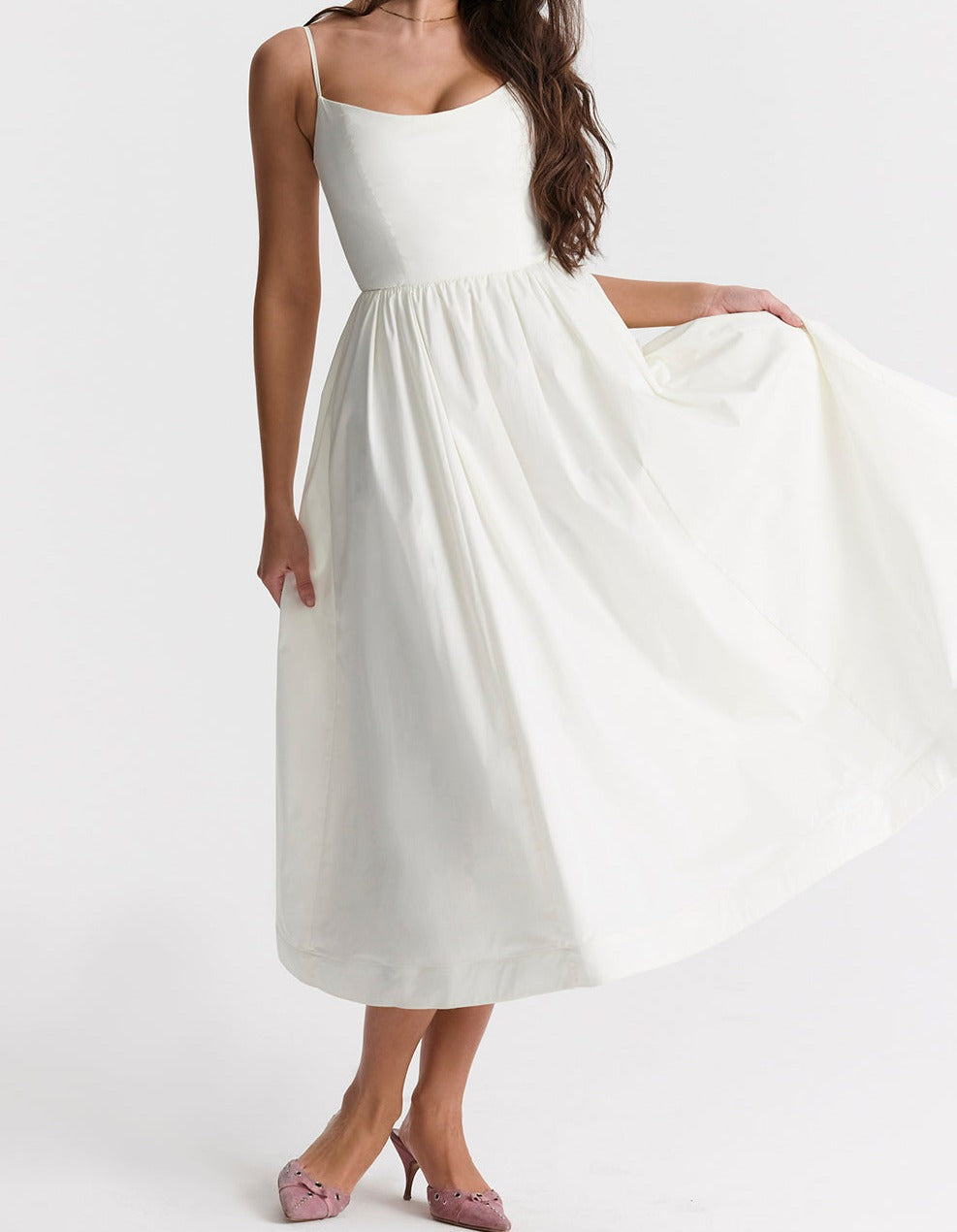 Isabella-Abito elegante senza maniche