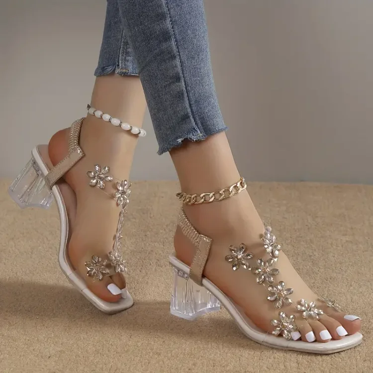 Grace™ | Zapatos de tacón cómodos de puntera cuadrada