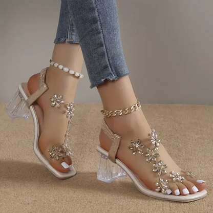 Grace™ | Zapatos de tacón cómodos de puntera cuadrada