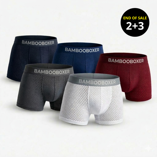 Mesh boxer briefs 5-pack in mixed colors