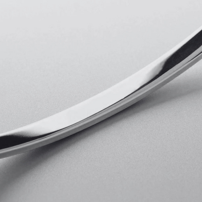 Close-up of the polished slim open cuff