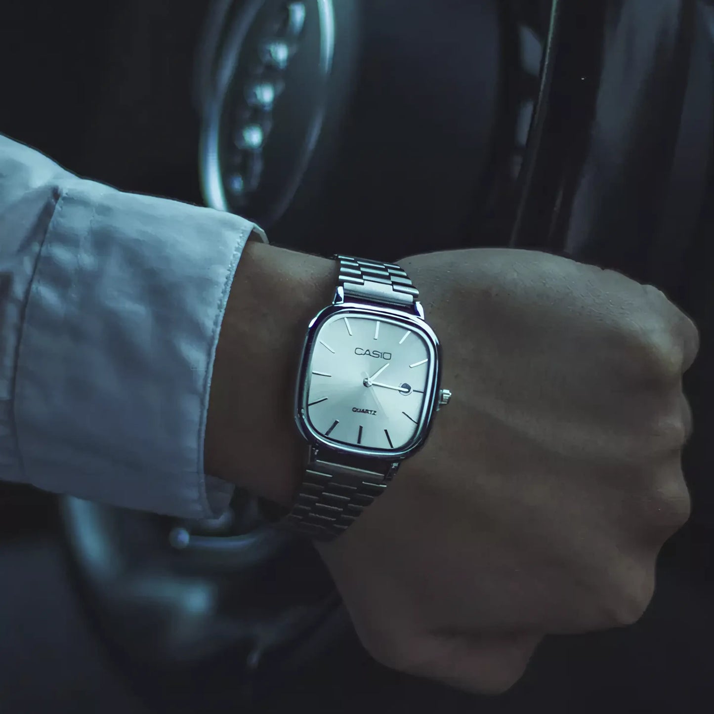 C A S I O Lujoso reloj de 36 mm - Resistente al agua | Acero transferido