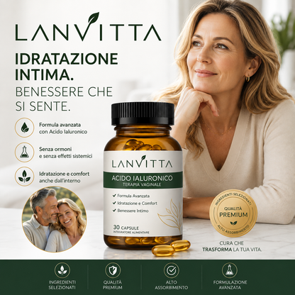 LANVITTA™: Elimina la secchezza vaginale dopo la menopausa — in 14 giorni, senza ormoni