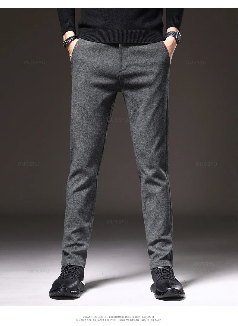Pantaloni sportivi in tessuto spazzolato da uomo