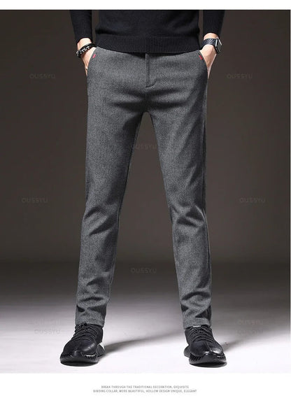 Pantaloni sportivi in tessuto spazzolato da uomo