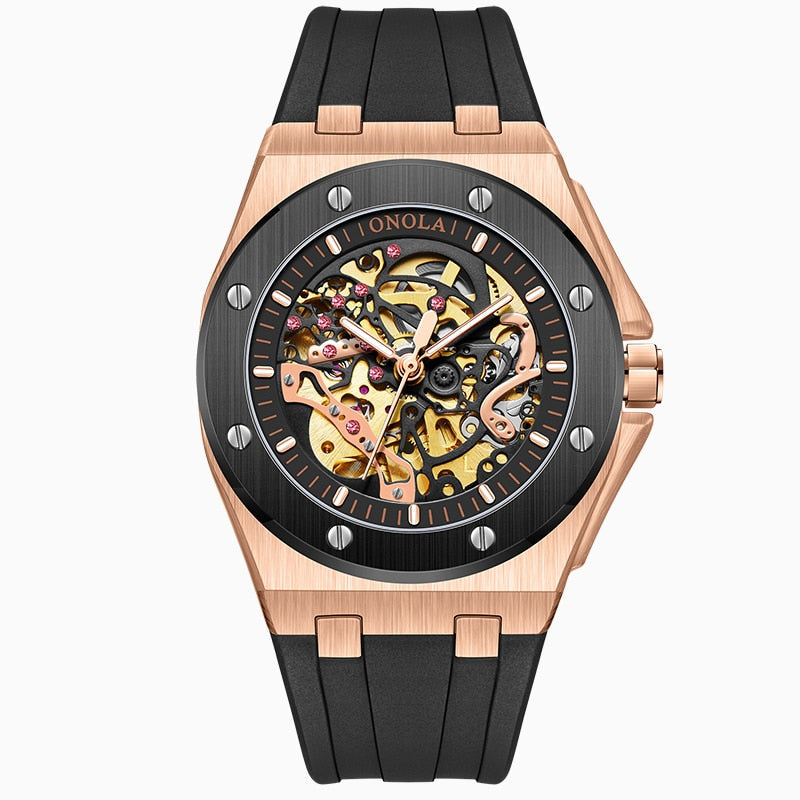 Reloj Poedagar Skeleton Oak