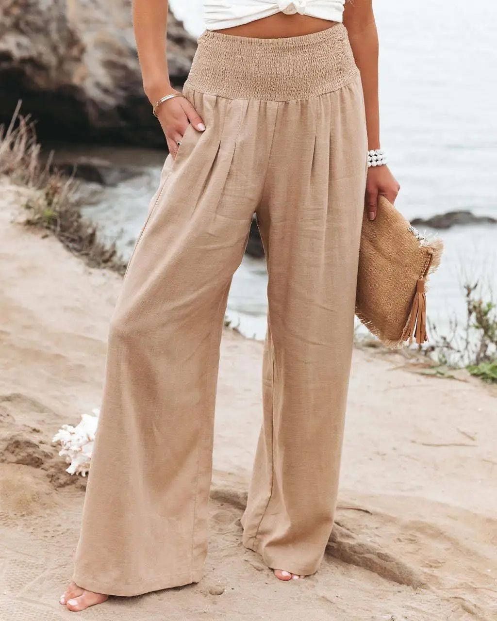 Sophia™ | Pantalones de algodón elegantes para mujer - Cómodos en cada paso