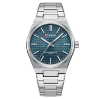 Silver / Blue