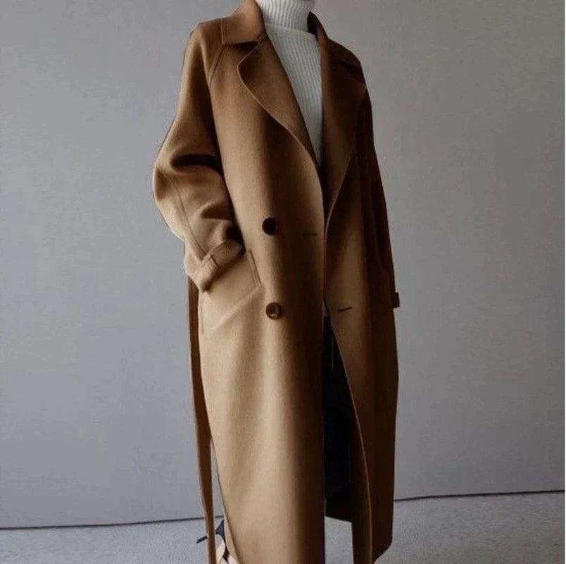 Luxora | Trench di lusso in lana