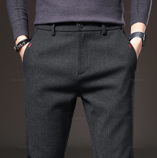 Pantaloni sportivi in tessuto spazzolato da uomo