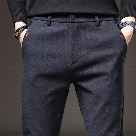 Pantaloni sportivi in tessuto spazzolato da uomo