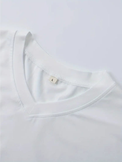 Slim V-Neck T-Shirt photo